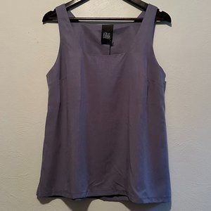 NWT Lotus Eaters Women's Bananiel Sleeveless Top with Square Neckline Size Small